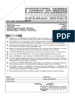 Agreste Caderno de Provas Tradicional Cesmac 2019 1