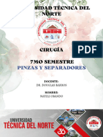 Pinzas y Separadores Cirugía