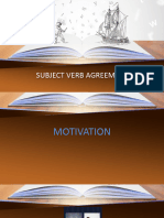 Subject Verb Agreement Final An Final