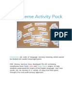 Morpheme Activity Booklet