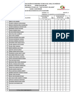 Tabla de Resultados Español