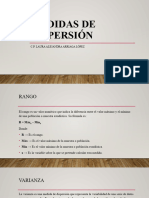 Medidas de Dispersión