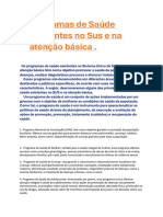 Trabalho Programa de Saúde