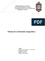 Sistema de Coordenadas Topograficas y Ejercicios