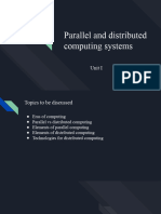 Parallel and Distributed Computing Systems