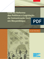 Guia de Reforma Das Políticas e Legislação Da Comunicação Social em Moçambique