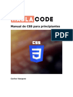 Manual de CSS para Principiantes: Carlos Vasquez