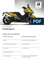 C 650 Sport: Livret de Bord