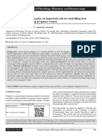 Does Effective Counseling Play An Important Role in Controlling Iron Deficiency Anemia Among Pregnant Women