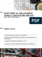 Electrical Measuring Tools and Instruments Powerpoint