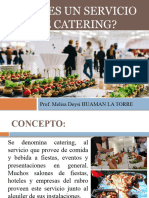 Qué Es Un Servicio de Catering