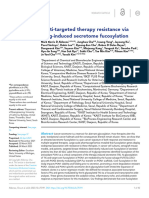 Multi-Targeted Therapy Resistance Via Drug - Induced Secretome Fucosylation