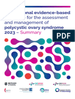 PCOS Guideline Summary 2023