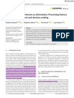 Consumer Psychology Review - 2020 - Schwarz - Metacognitive Experiences As Information Processing Fluency in Consumer