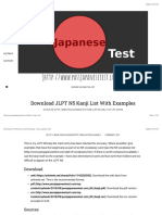 JLPT N5 Kanji List With Examples - Pass Japanese Test