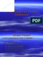 Simple Present vs. Present Progressive 2