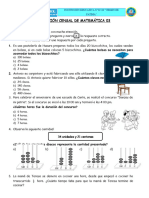 Evaluación Censal de Matemática 03