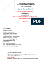 DL Unit 5 - Arithmetic Circuit