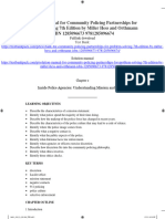 Solution Manual For Community Policing Partnerships For Problem Solving 7th Edition by Miller Hess and Orthmann ISBN 1285096673 9781285096674