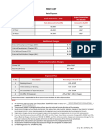 Price List - Spotlite