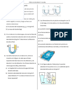 Ficha de Trabajo de Hidrostática