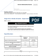 Procedimiento de Calibracion de Valvulas Motor 3054C Cat