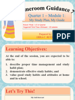 Homeroom Guidance Quarter 1 Week 1