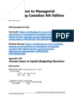 Introduction To Managerial Accounting Canadian 5th Edition Brewer Solutions Manual 1