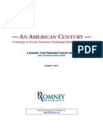 An American Century-A Strategy To Secure America's Enduring Interests and Ideals