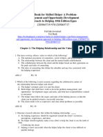 Test Bank For Skilled Helper A Problem Management and Opportunity Development Approach To Helping 10th Edition Egan 1285065719 9781285065717