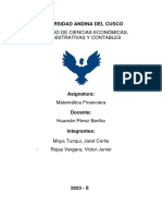 Practica Calificada Nº2 Matematica Financiera