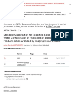 ASTM D8072 - 17 Standard Classification For Reporting Solids and Insoluble Water Contamination of Hydrocarbon-Based Petroleum Products When Analyzed by Imaging Instrumentation