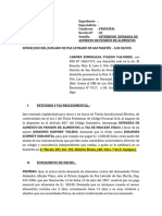 Demanda de Aumento de Alimentos Ana Moscoso