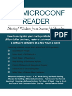 The Microconf Reader: Startup Wisdom From Successful Founders