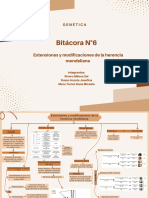 Extensiones y Modificaciones de La Herencia Mendeliana