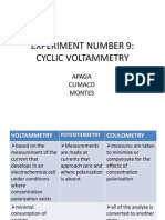 Experiment Number 9: Cyclic Voltammetry: Apaga Climaco Montes