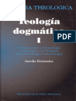 Teología Dogmática I (Aurelio Fernandez)