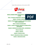 Bolivia: Unidades Político Administrativas, 20 de Noviembre de 2000