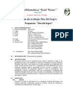 Dia Del Logro-Plan de Trabajo