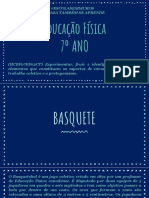 7º Ano EDUCAÇÃO FÍSICA Ativ. 14 Basquete