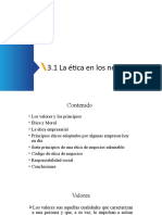 3.1 La Etica en Los Negocios 29