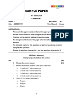 CISCE Grade-10 Chemistry 2022 Term-1 QP-final Sample