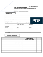 Job Application Form v3.0