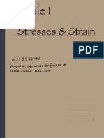 Module 1 Stresses - Strain