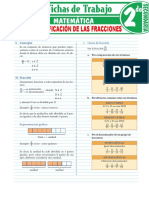 Concepto y Clasificacion de Las Fracciones para Segundo Grado de Secundaria