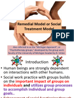 Remedial Model or Social Treatment Model