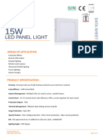 15 W LED Panel Light DS