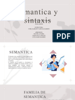 Semantica y Sintaxis