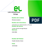 Tarea 2. Eficiencia Laboral