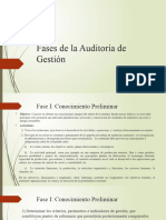 Fases de La Auditoría de Gestión